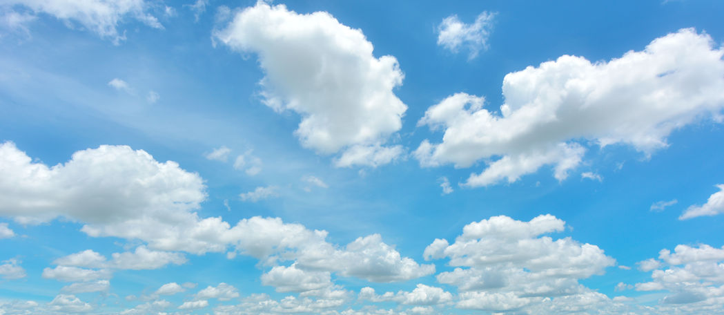 44872828 – blue sky and white cloud